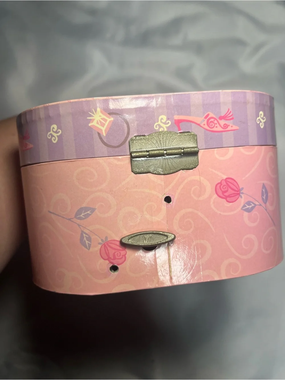 Vintage 2002 Barbie Music Jewelry Box Heart Shaped Pink‎ Tested Works